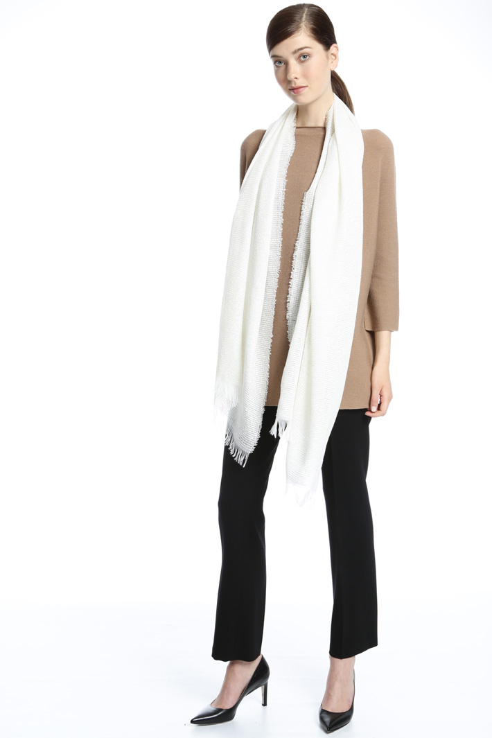Wool blend scarf Intrend Wool blend scarf Intrend