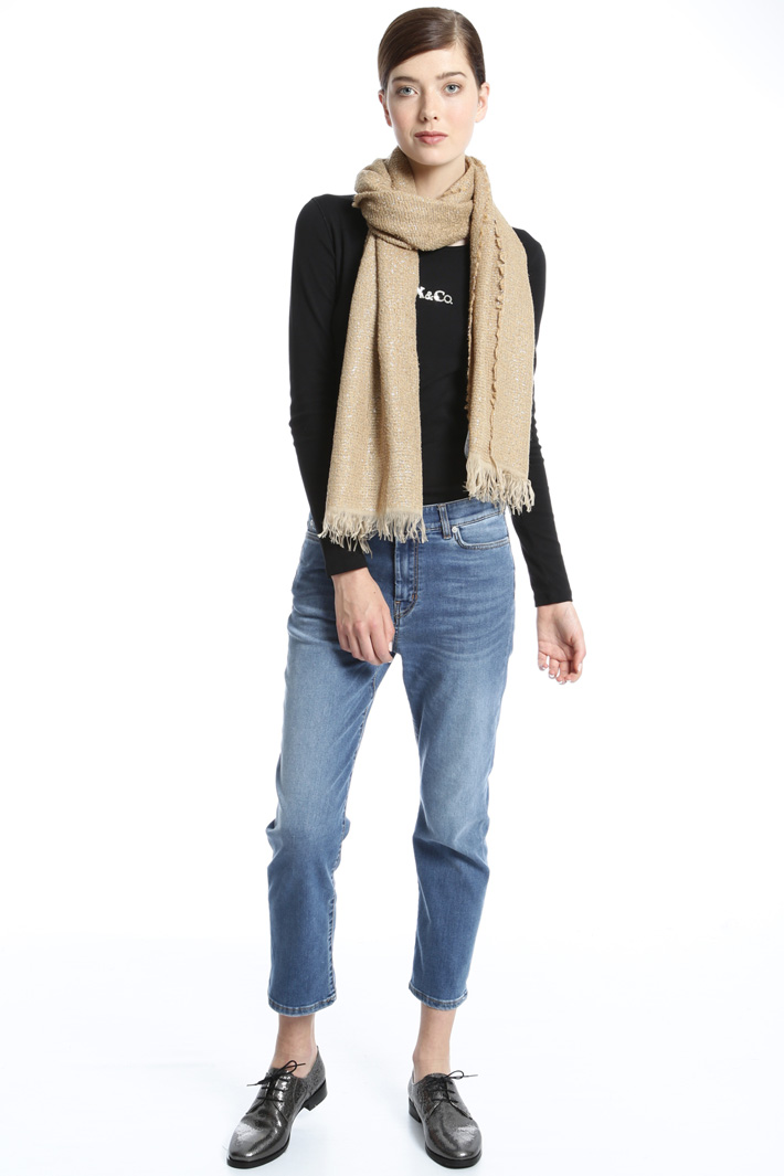 Wool blend scarf Intrend Wool blend scarf Intrend