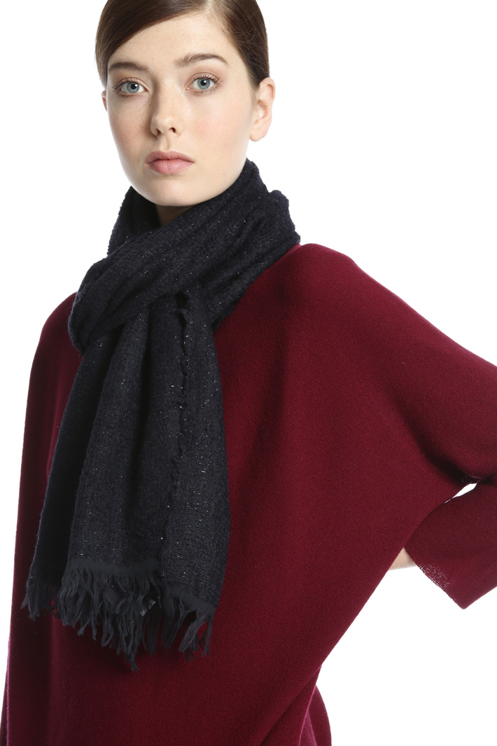 Wool blend scarf Intrend Wool blend scarf Intrend