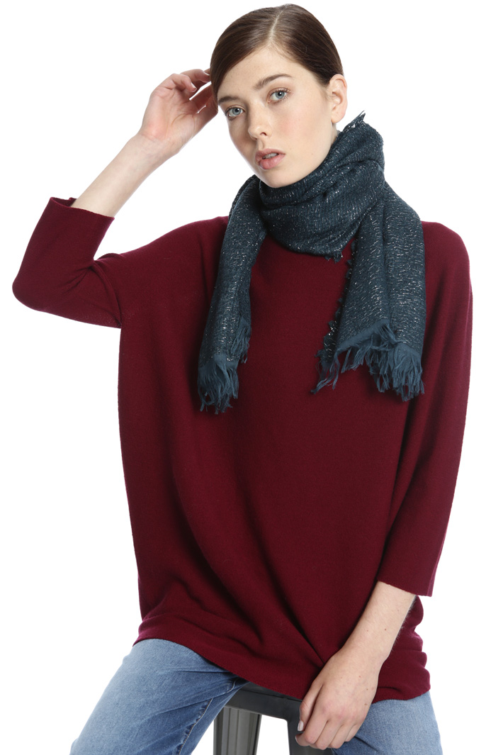 Wool blend scarf Intrend Wool blend scarf Intrend
