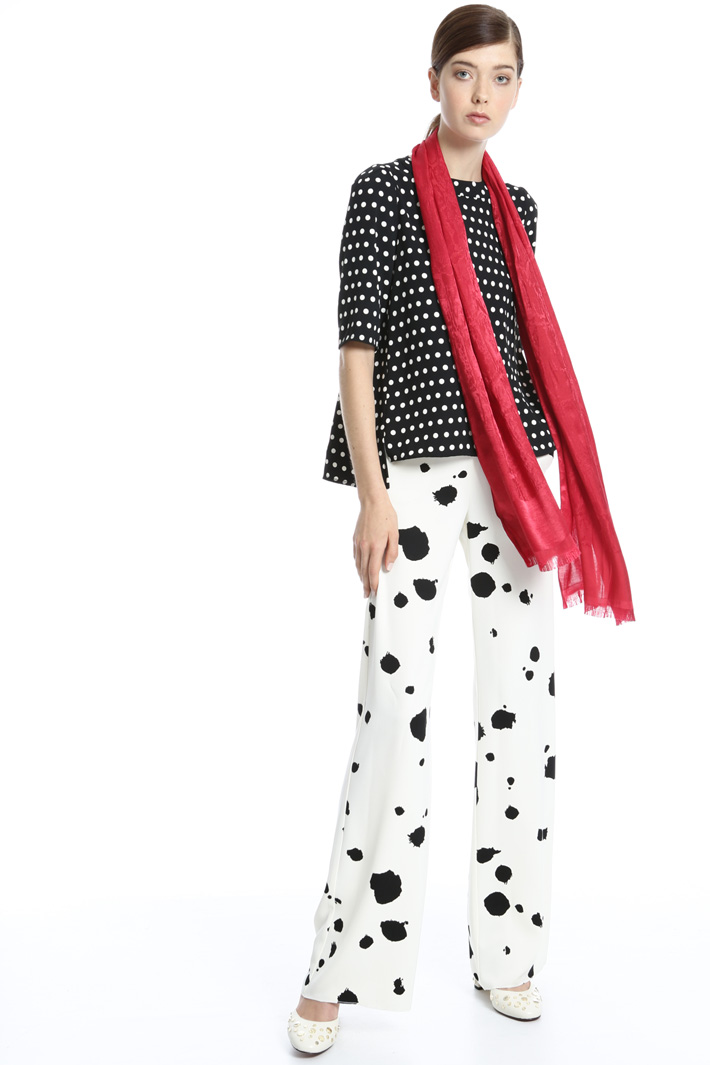 Printed viscose foulard Intrend Printed viscose foulard Intrend