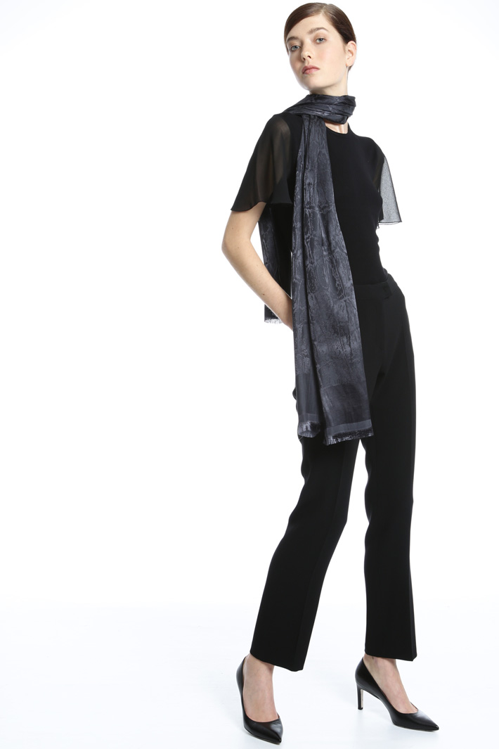 Printed viscose foulard Intrend Printed viscose foulard Intrend