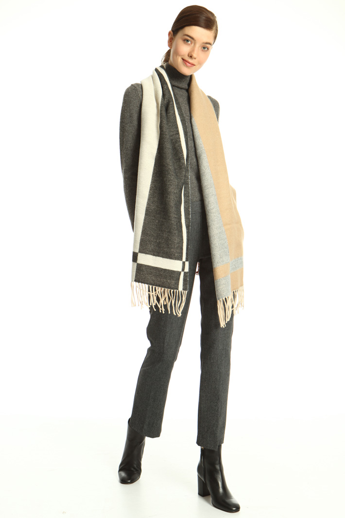 Fringed scarf Intrend Fringed scarf Intrend