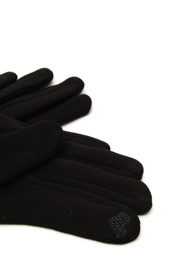 Fur effect cuff gloves Intrend Fur effect cuff gloves Intrend