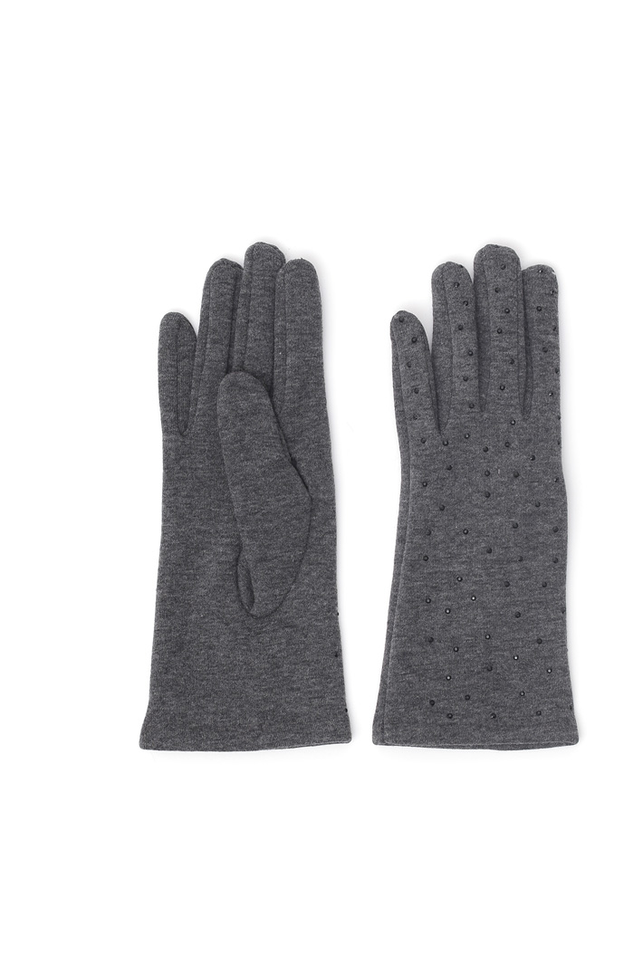 Rhinestone jersey gloves Intrend Rhinestone jersey gloves Intrend