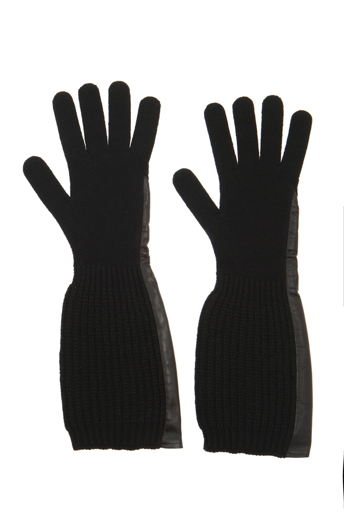 Long wool gloves Intrend Long wool gloves Intrend