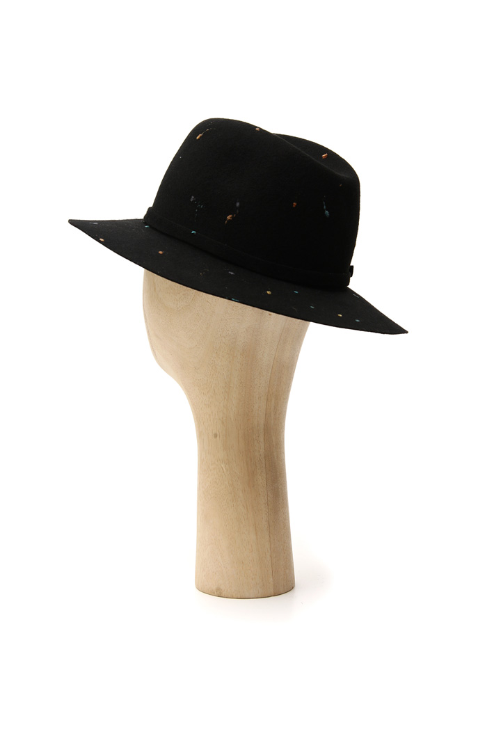Embroidered fedora hat Intrend Embroidered fedora hat Intrend