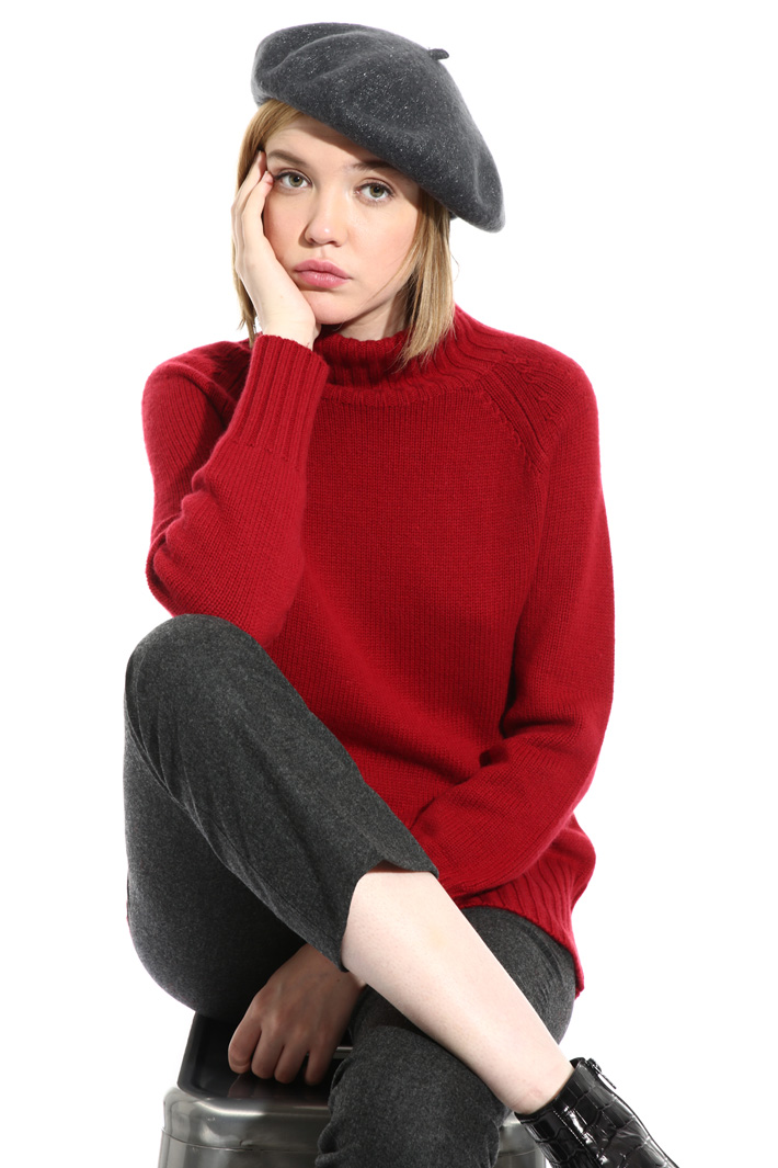 Lurex wool flat hat Intrend Lurex wool flat hat Intrend