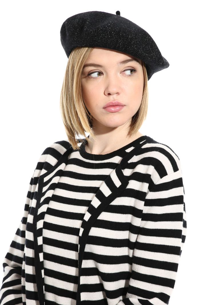 Lurex wool flat hat Intrend Lurex wool flat hat Intrend