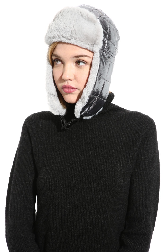 Fur-effect Ushanka hat Intrend Fur-effect Ushanka hat Intrend