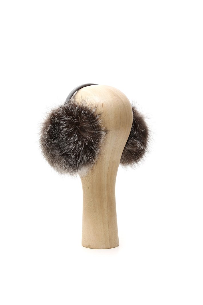 Fox fur ear muffs Intrend Fox fur ear muffs Intrend