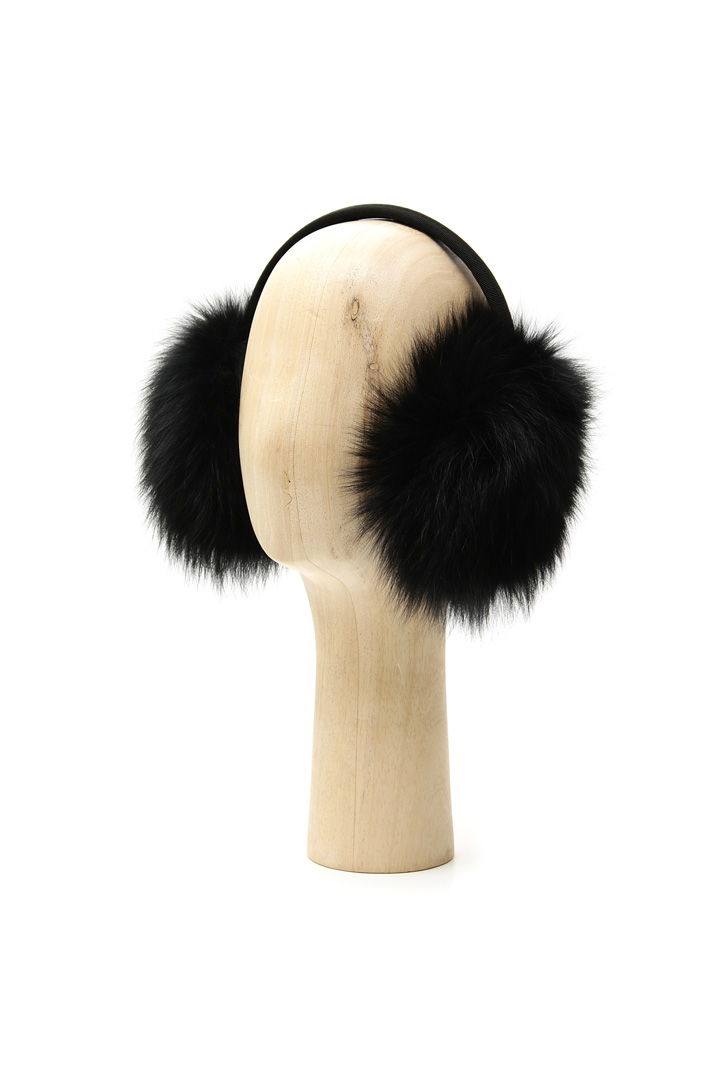 Fox fur ear muffs Intrend Fox fur ear muffs Intrend