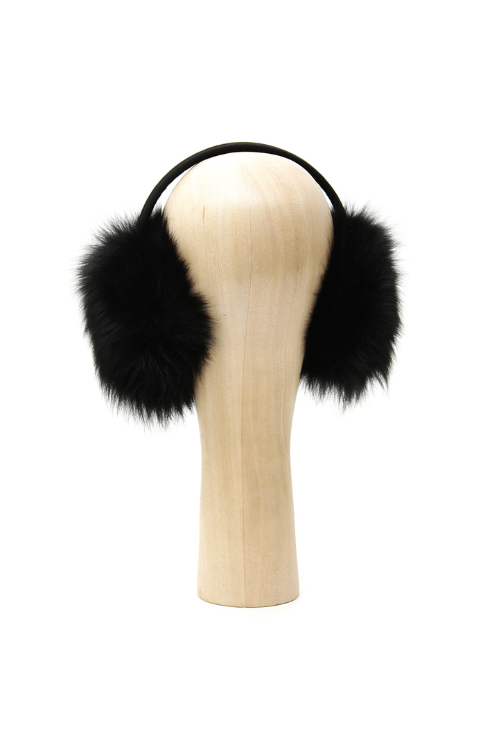 Fox fur ear muffs Intrend Fox fur ear muffs Intrend