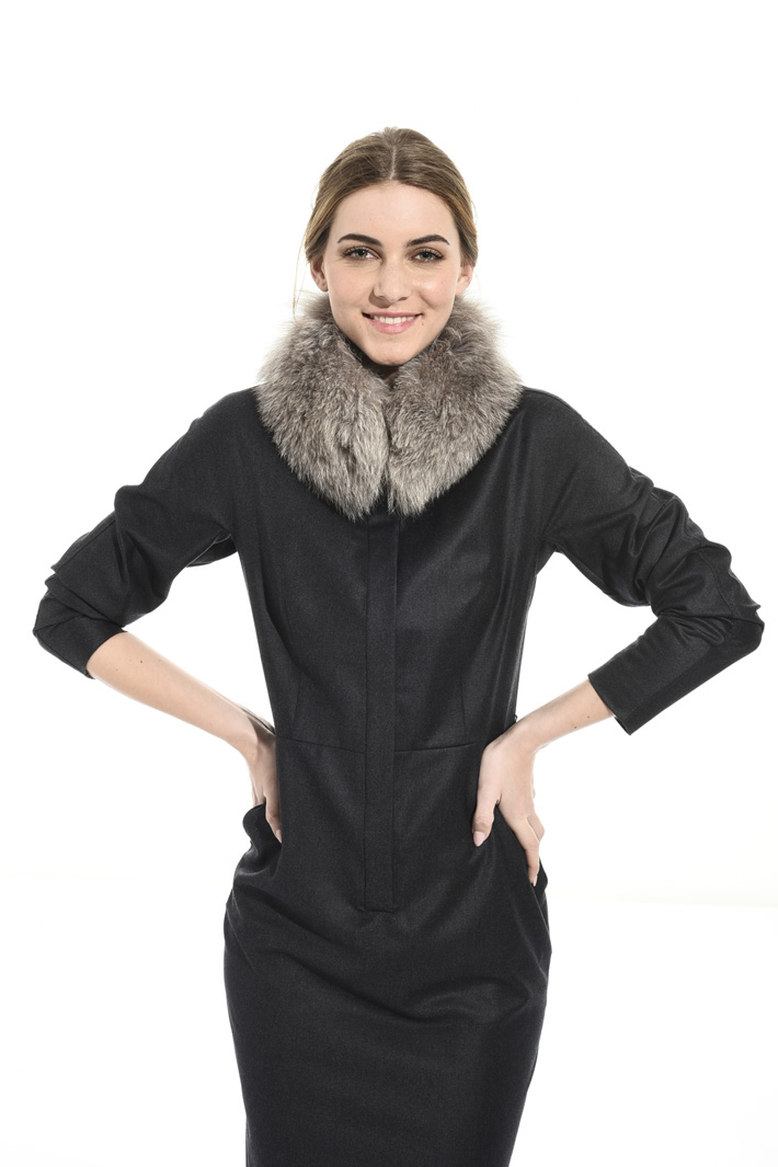 Fox fur collar Intrend Fox fur collar Intrend