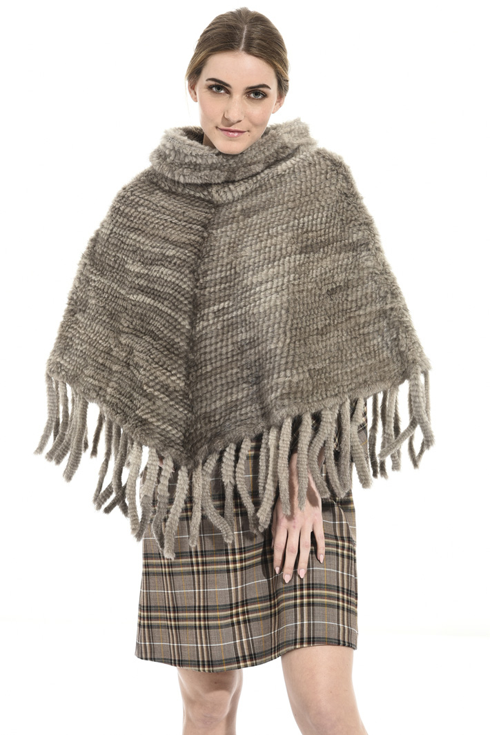 Mink poncho Intrend Mink poncho Intrend