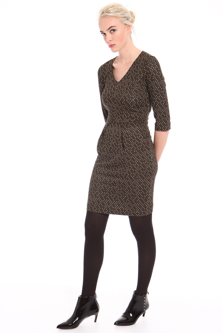 Fitted jersey dress Intrend Fitted jersey dress Intrend