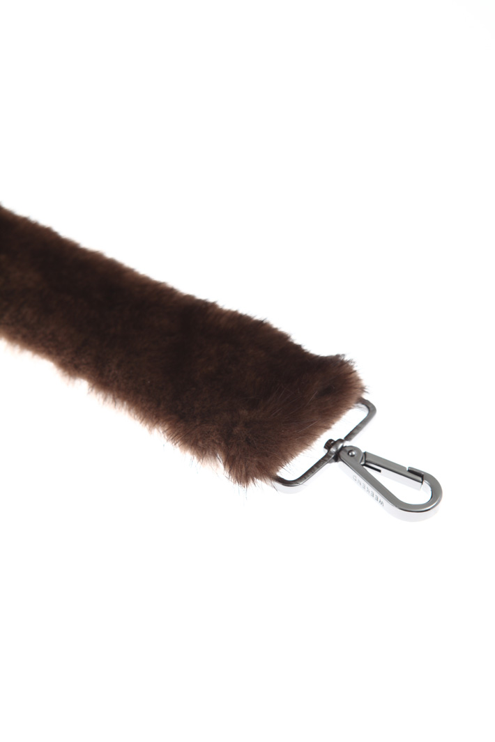 Mink and leather crossbody Intrend Mink and leather crossbody Intrend