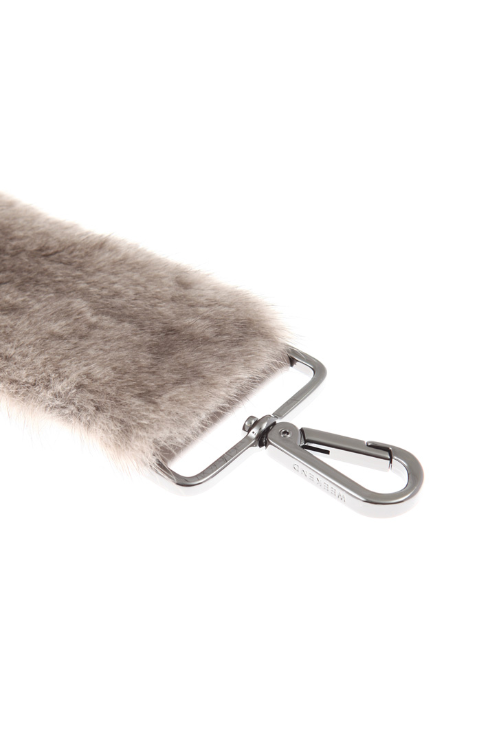 Mink and leather crossbody Intrend Mink and leather crossbody Intrend