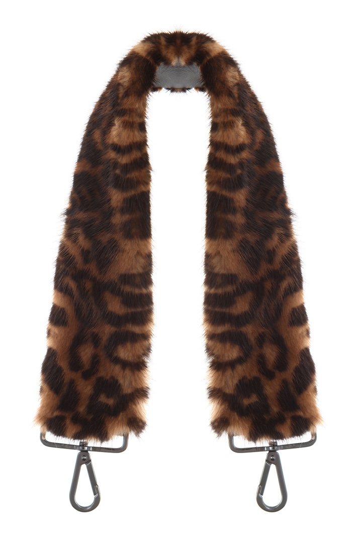 Printed fur strap Intrend Printed fur strap Intrend