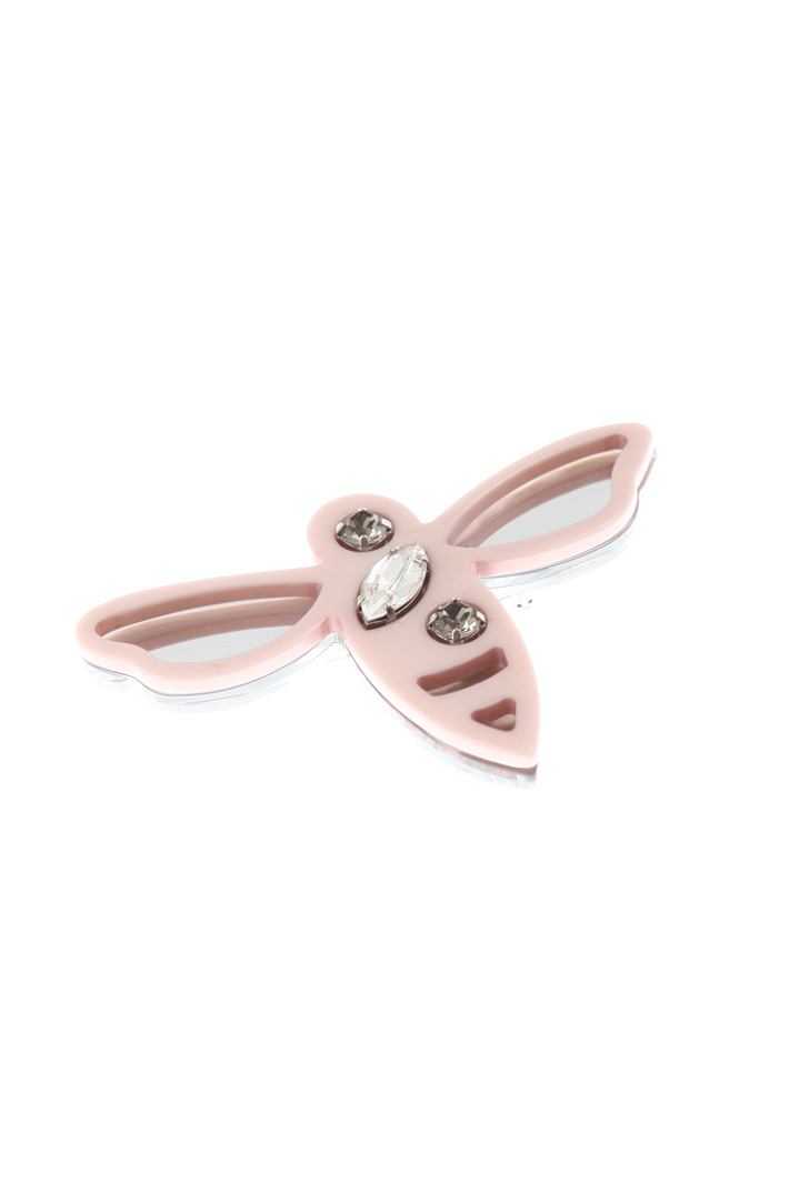 Resin brooch with rhinestones Intrend Resin brooch with rhinestones Intrend