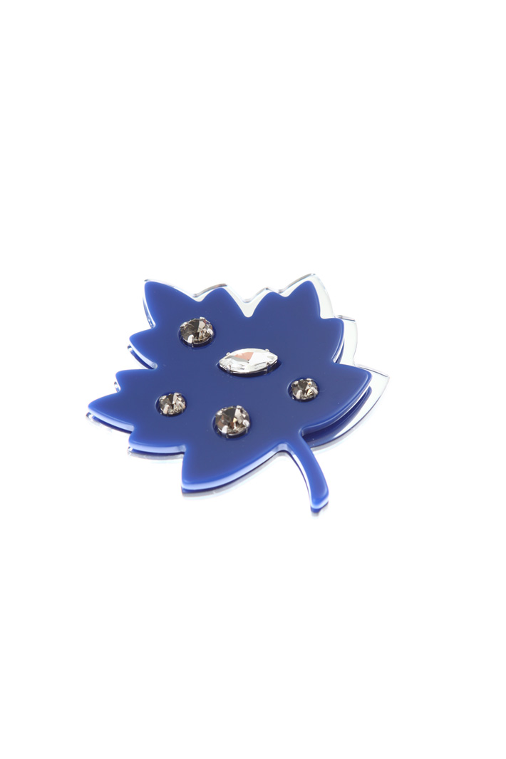 Resin brooch with rhinestones Intrend Resin brooch with rhinestones Intrend