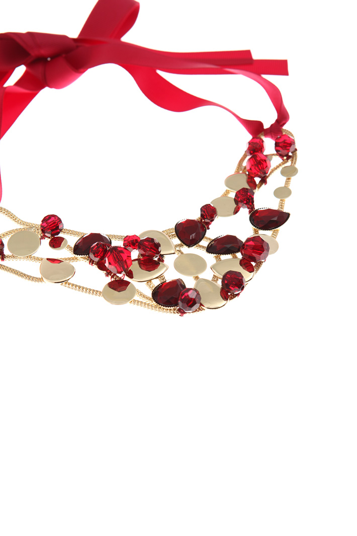 Resin and metal necklace Intrend Resin and metal necklace Intrend
