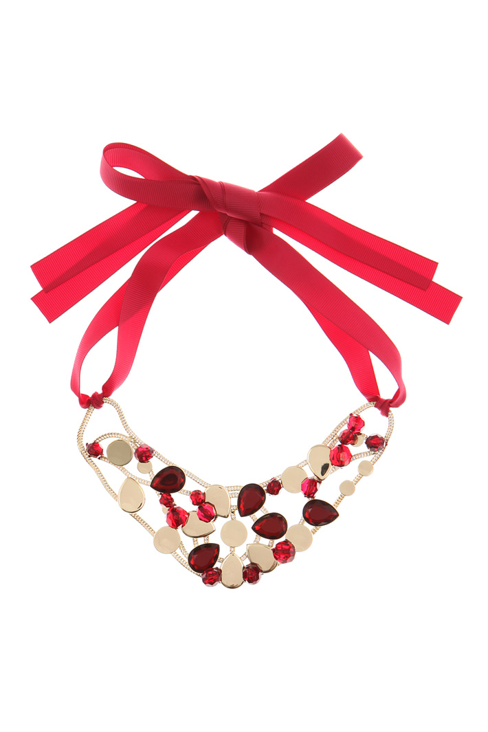 Resin and metal necklace Intrend Resin and metal necklace Intrend