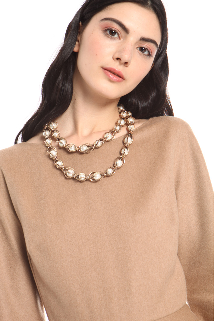 Bead necklace Intrend Bead necklace Intrend
