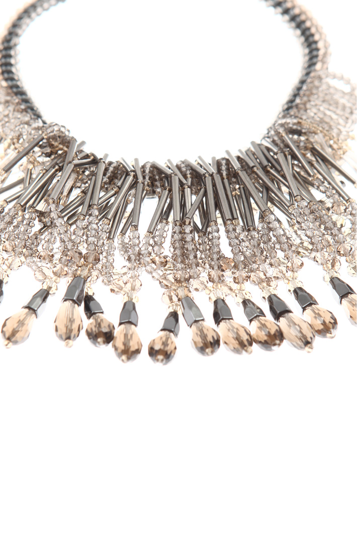 Glass bead necklace Intrend Glass bead necklace Intrend