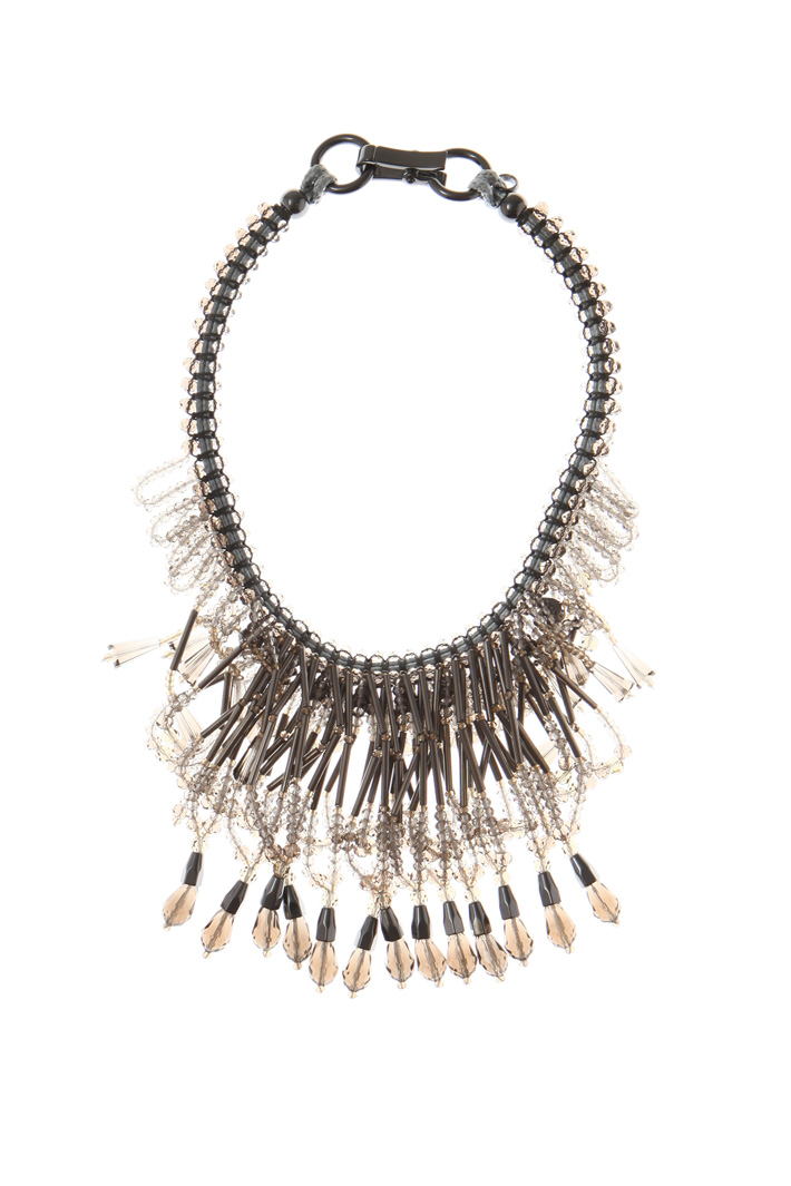 Glass bead necklace Intrend Glass bead necklace Intrend