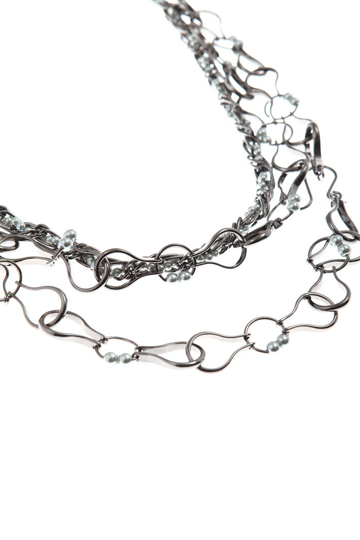 Metal necklace set Intrend Metal necklace set Intrend