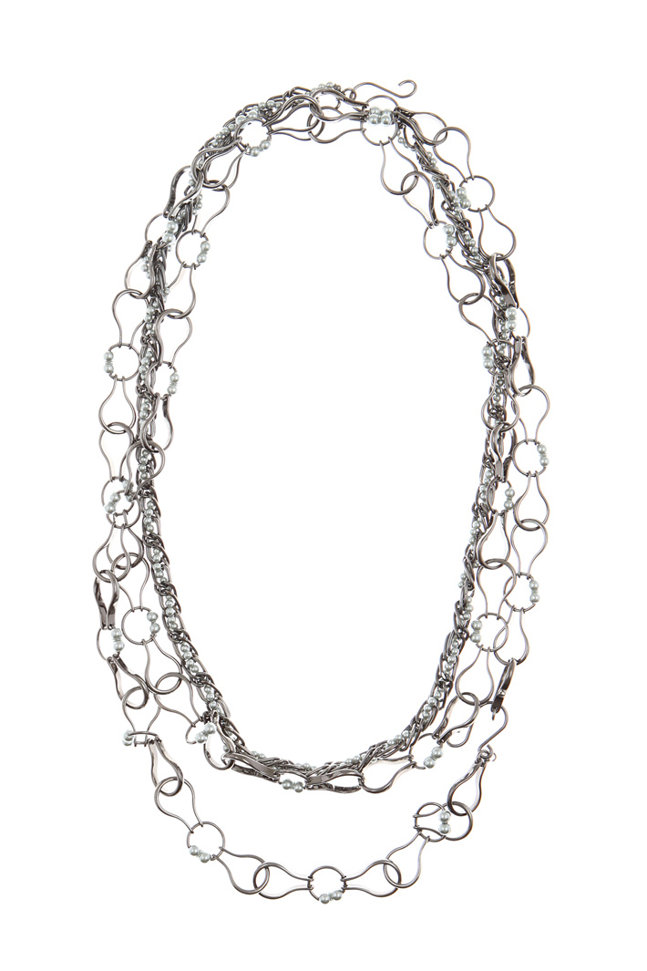 Metal necklace set Intrend Metal necklace set Intrend