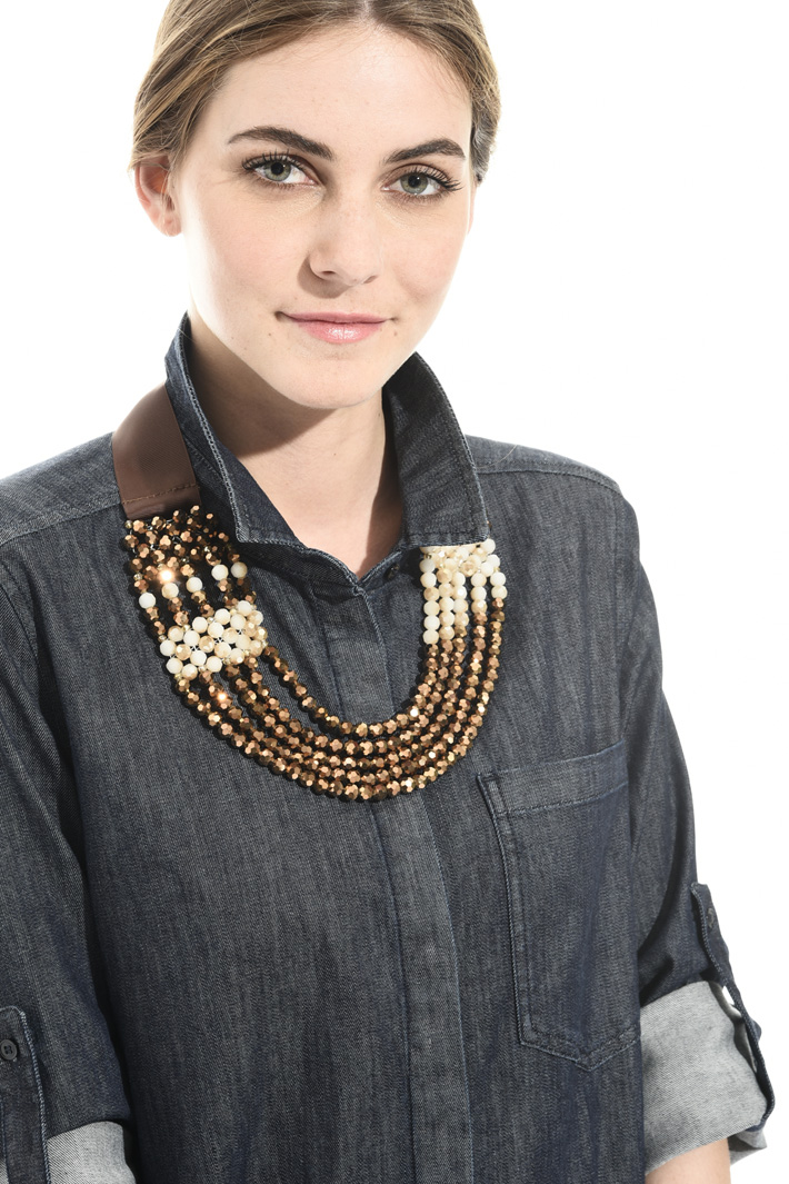 Glass necklace Intrend Glass necklace Intrend