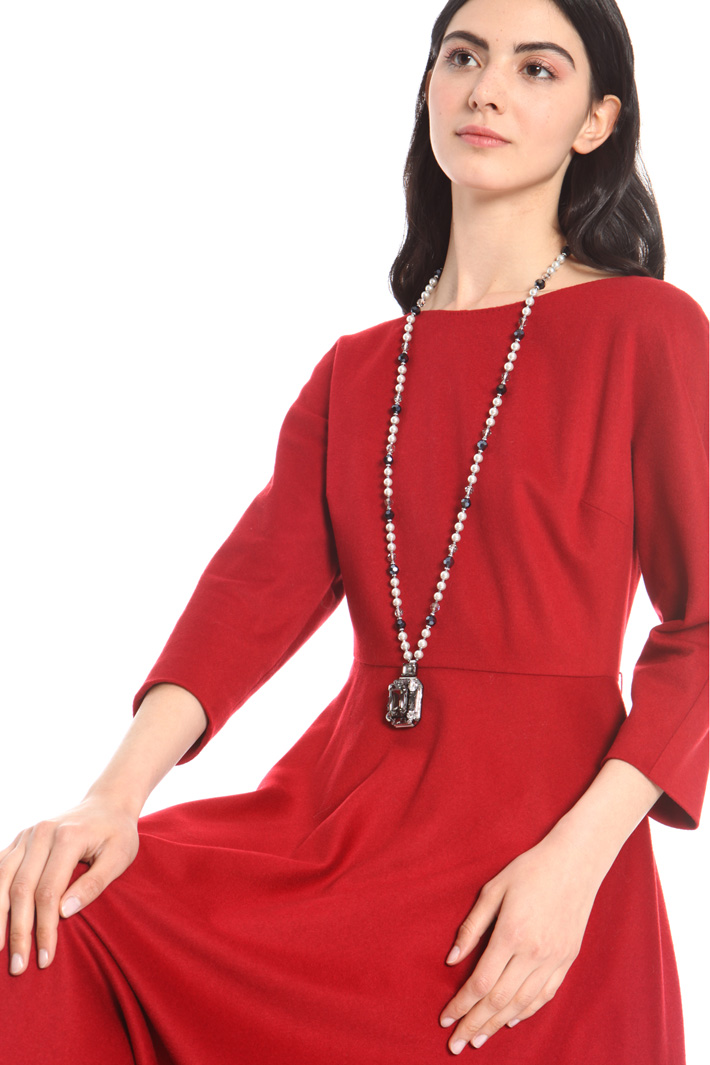 Long bead necklace Intrend Long bead necklace Intrend