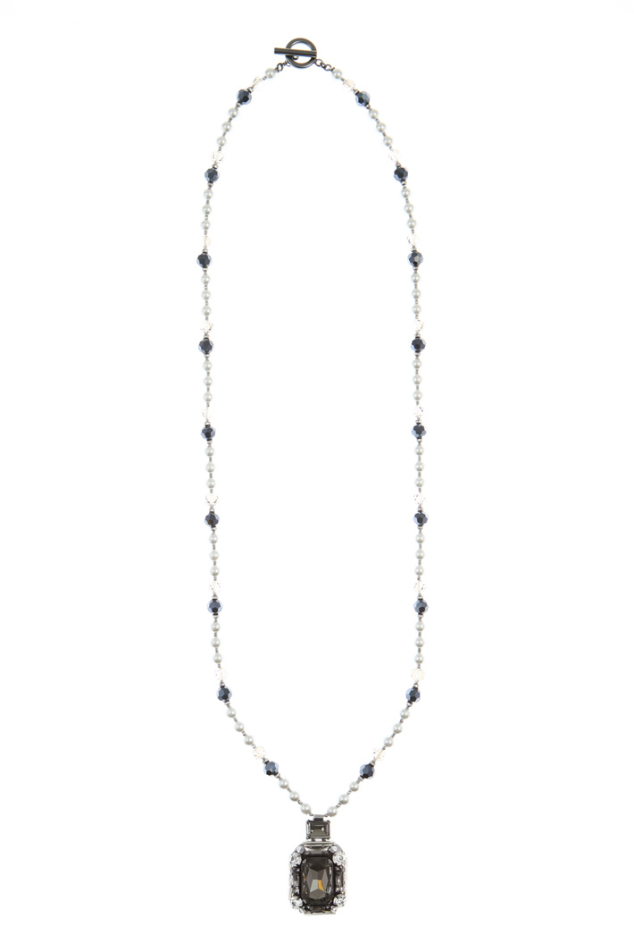 Long bead necklace Intrend Long bead necklace Intrend