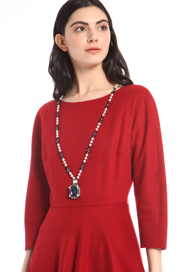 Long bead necklace Intrend Long bead necklace Intrend