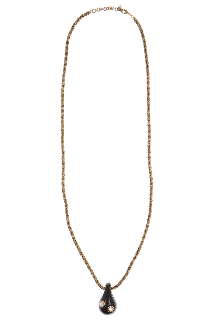 Metal and resin necklace Intrend Metal and resin necklace Intrend