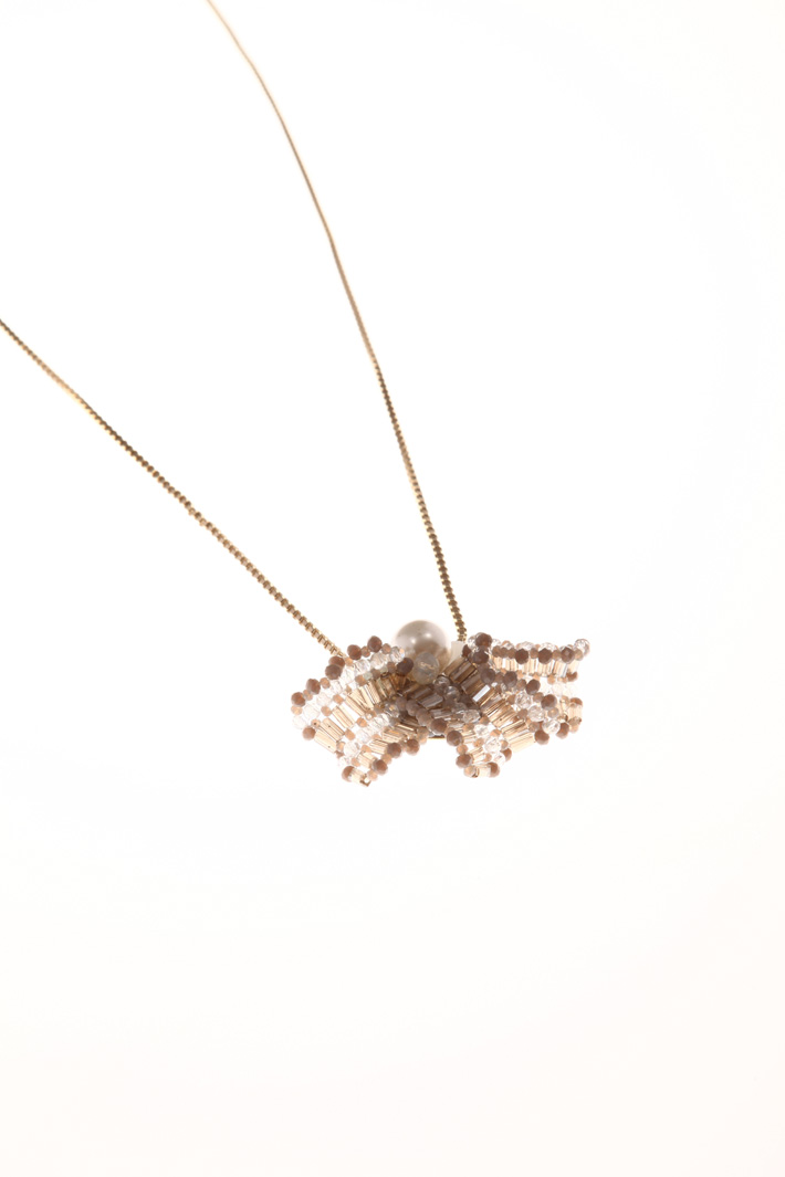 Necklace with glass charm Intrend Necklace with glass charm Intrend