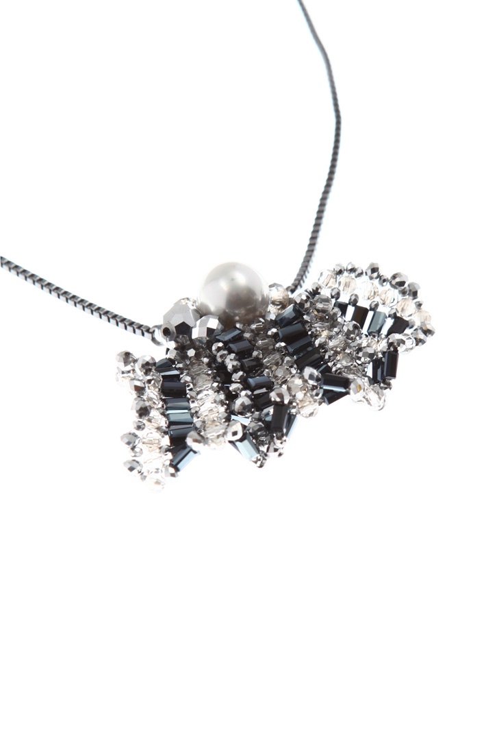 Necklace with glass charm Intrend Necklace with glass charm Intrend