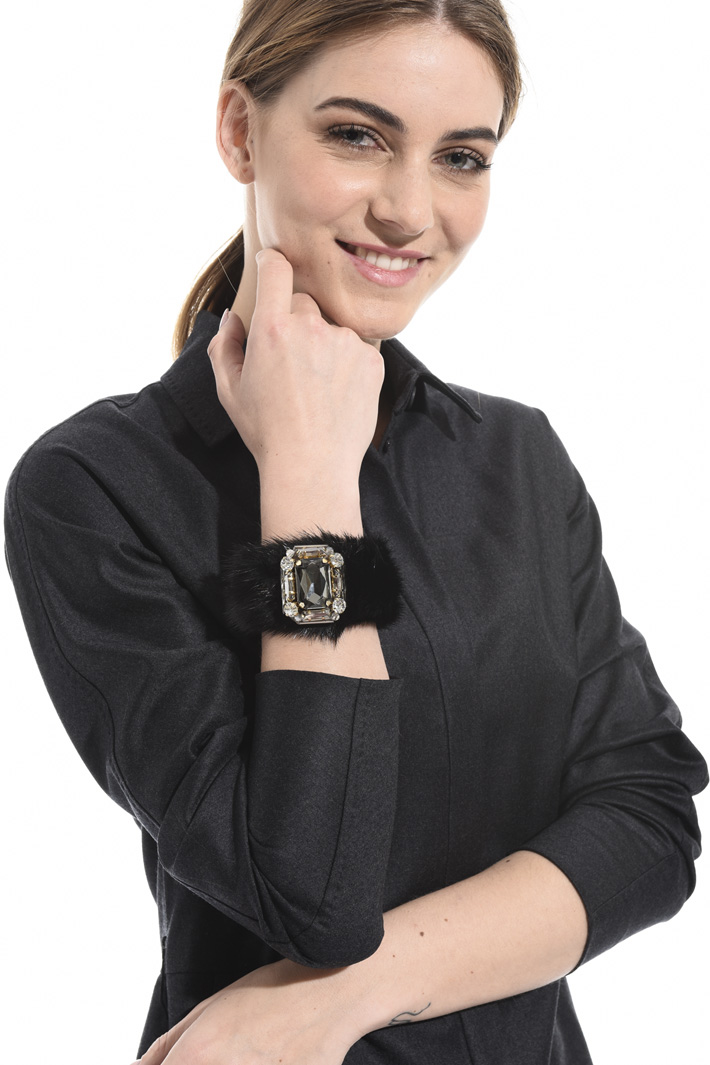 Mink bracelet Intrend Mink bracelet Intrend