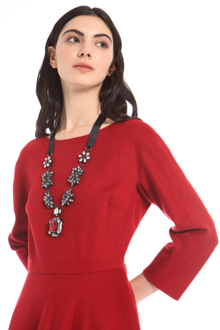 Necklace with glass pendant Intrend Necklace with glass pendant Intrend