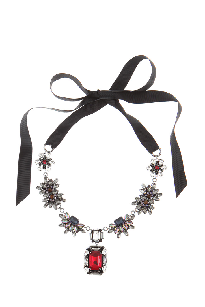 Necklace with glass pendant Intrend Necklace with glass pendant Intrend