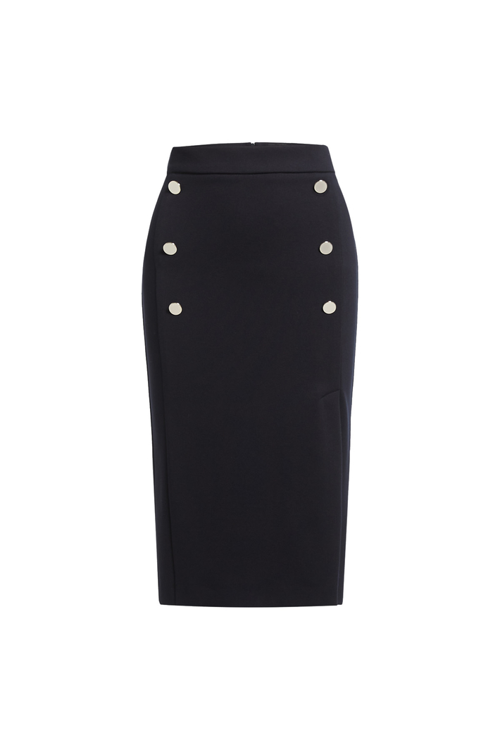 Buttoned jersey skirt Intrend Buttoned jersey skirt Intrend