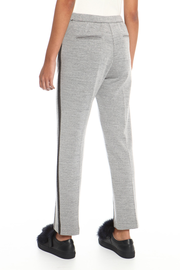 Wool and cotton blend trousers Intrend Wool and cotton blend trousers Intrend