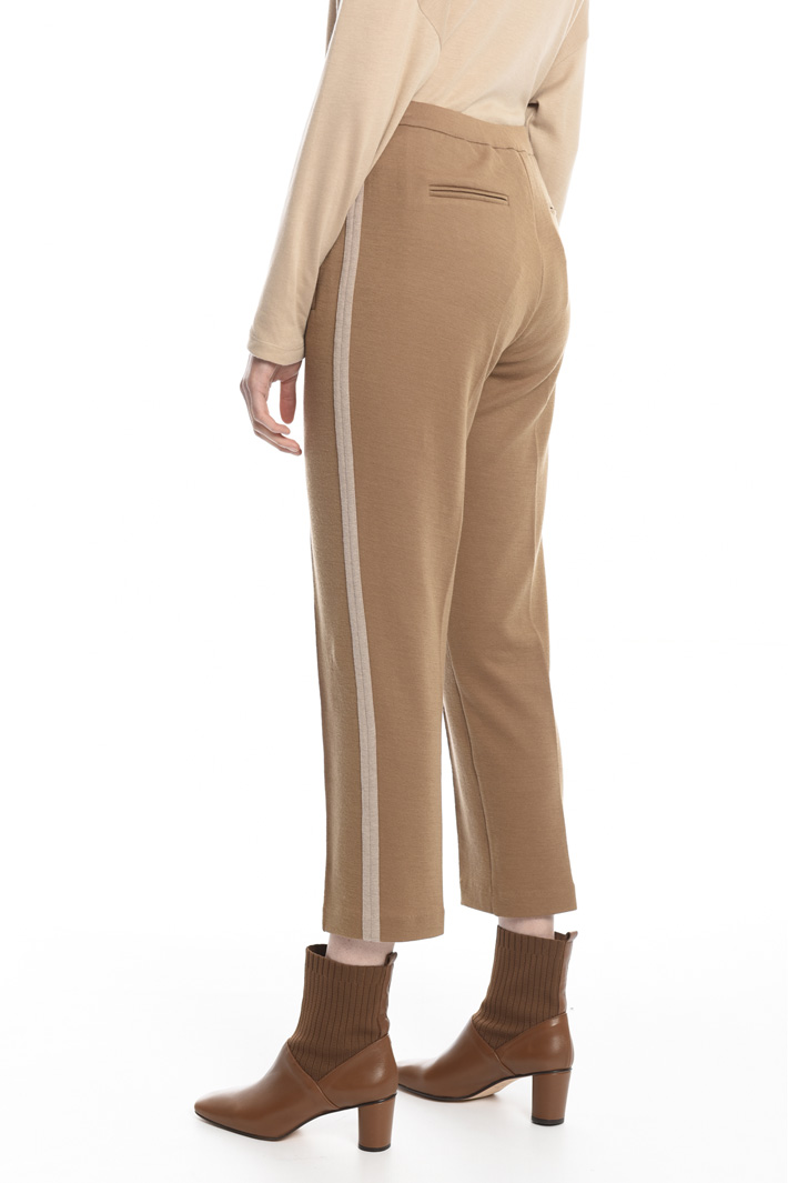 Wool and cotton blend trousers Intrend Wool and cotton blend trousers Intrend