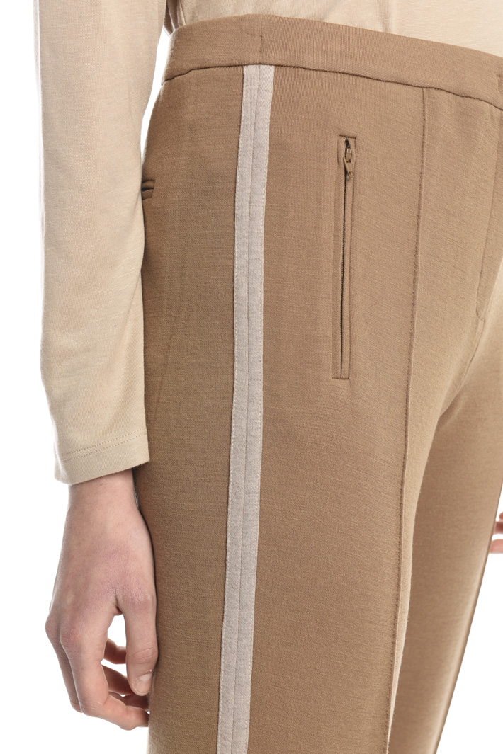 Wool and cotton blend trousers Intrend Wool and cotton blend trousers Intrend