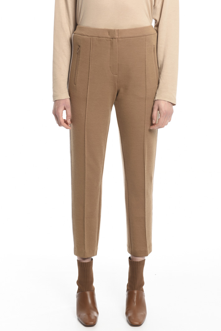 Wool and cotton blend trousers Intrend Wool and cotton blend trousers Intrend