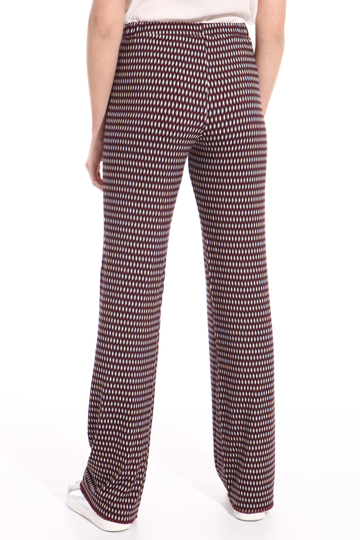 Printed jersey trousers Intrend Printed jersey trousers Intrend