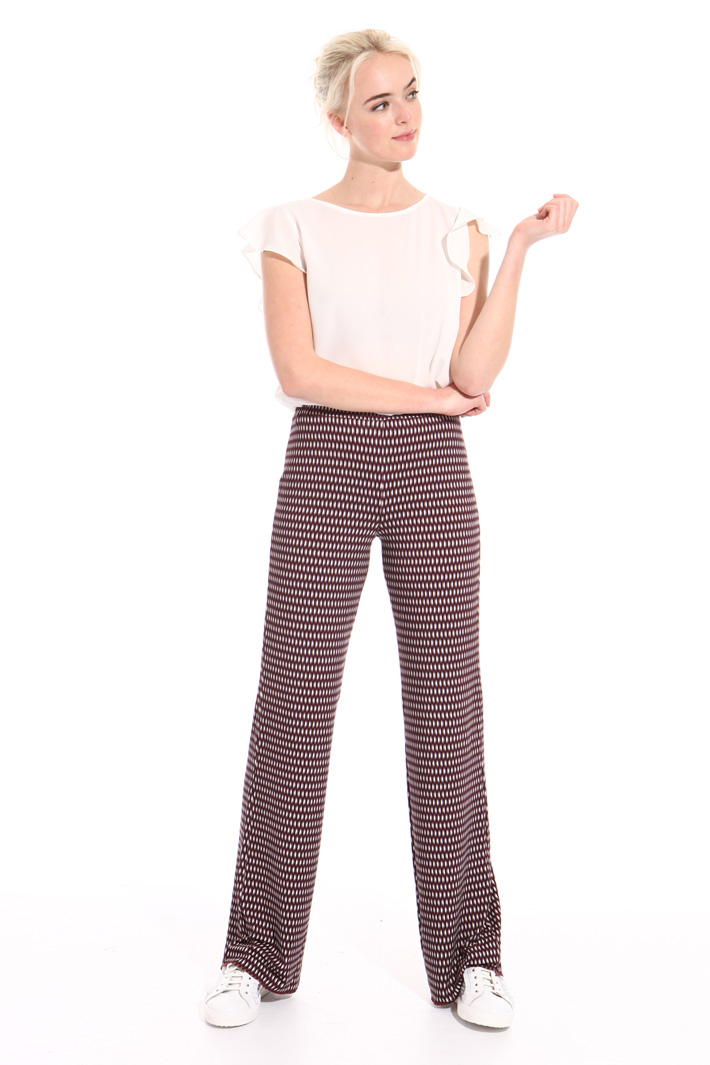 Printed jersey trousers Intrend Printed jersey trousers Intrend