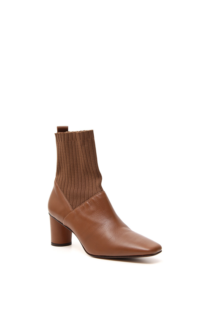 Nappa calf leather ankle-boots Intrend Nappa calf leather ankle-boots Intrend